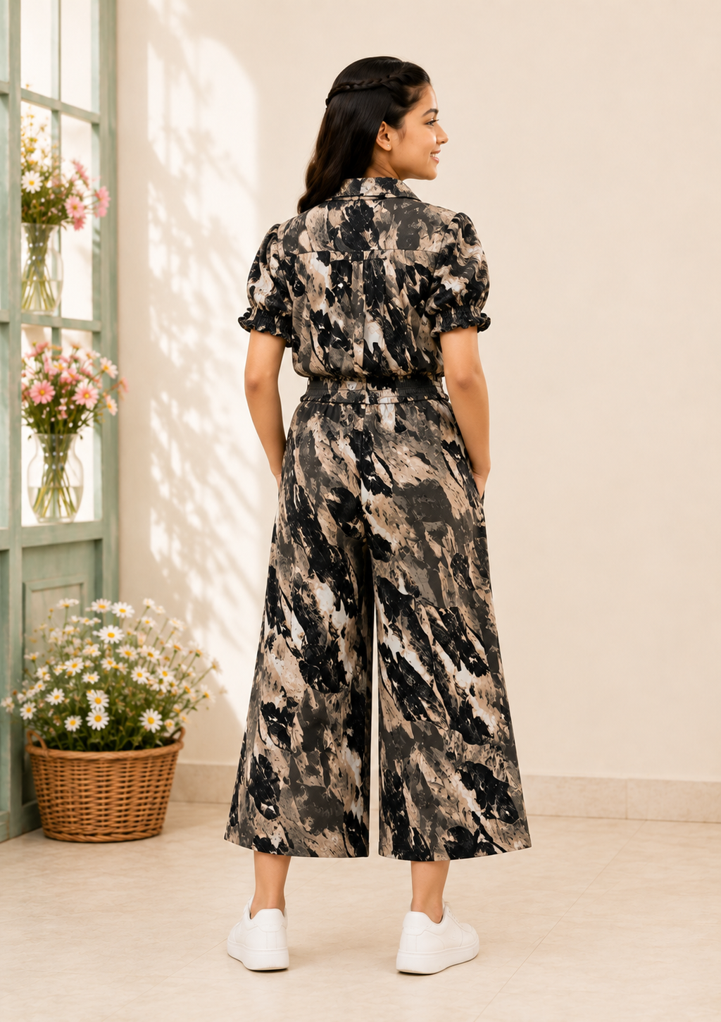 ZuzuKids Girls Trendy Abstract Premium Co-ord Set